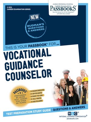 cover image of Vocational Guidance Counselor